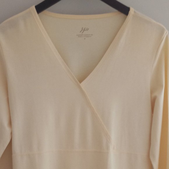 J. Jill Tops Jjill Nwot Crossover 34 Sleeve Cotton Tee Pastel